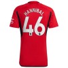 Officiële Voetbalshirt Manchester United Hannibal 46 Thuis 2023-24 - Heren